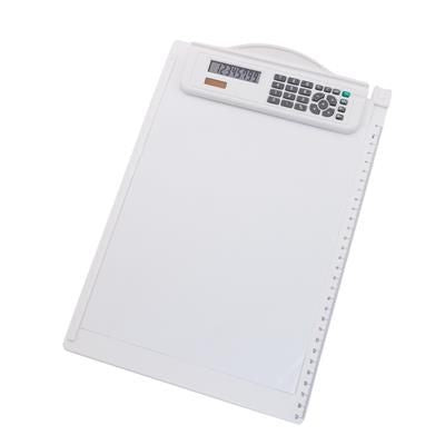 Branded Promotional CLIPBOARD with Calculator Clipboard &amp; Calculator From Concept Incentives.