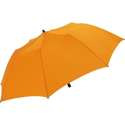 Branded Promotional FARE TRAVELMATE BEACH CAMPER PARASOL in Orange Parasol Umbrella From Concept Incentives.