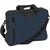 Branded Promotional DOCUMENT BAG with Front Vertical Zip in Blue Bag From Concept Incentives.