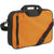 Branded Promotional DOCUMENT BAG with Front Vertical Zip in Orange Bag From Concept Incentives.