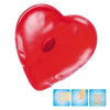 Branded Promotional HEART SHAPE HEATED GEL HOT PACK HAND WARMER in Red Hot Pack From Concept Incentives.