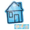 Branded Promotional HOUSE SHAPE HEATED GEL HOT PACK HAND WARMER in Blue Hot Pack From Concept Incentives.