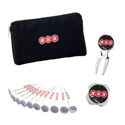 Branded Promotional URBAN GP4 - MONACO POKER CHIP- PENCIL - 20 TEES Golf Gift Set From Concept Incentives.