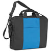 Branded Promotional SHOULDER BAG in Black & Blue Bag From Concept Incentives.