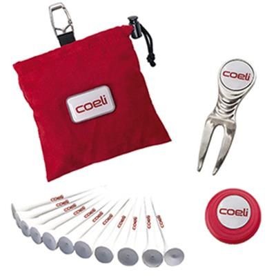 Branded Promotional NEO GP3 - SPIRIT DELUXE GOLF FORK - EVOLVE CLEANER - 20 TEES Golf Gift Set From Concept Incentives.