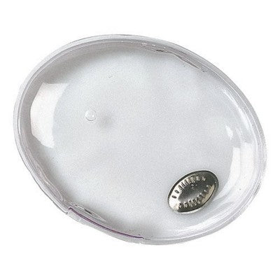 Branded Promotional SMALL OVAL SHAPE HEATED GEL HOT PACK HAND WARMER in Clear Transparent Hot Pack From Concept Incentives.