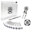 Branded Promotional MIST GP3 - DELTA GOLF FORK - PENCIL- VEGAS POKER CHIP - 20 TEES Golf Gift Set From Concept Incentives.