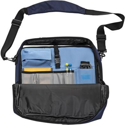 Branded Promotional CAMBRIDGE DOCUMENT LAPTOP BAG in Blue Bag From Concept Incentives.