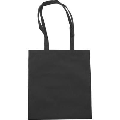 Branded Promotional NON WOVEN EXHIBITION BAG in Black Bag From Concept Incentives.