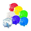 Branded Promotional LEICESTER MONEY BOX PIGGY BANK in Blue Money Box From Concept Incentives.