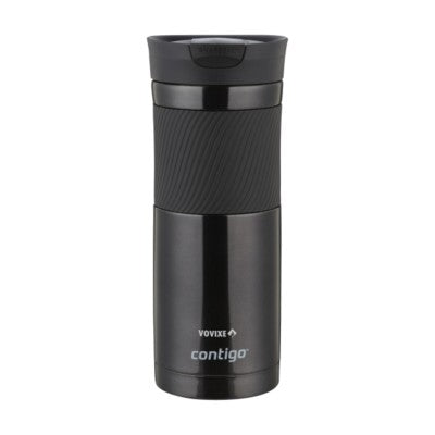 Branded Promotional CONTIGO¬Æ BYRON L THERMOS CUP in Black Travel Mug From Concept Incentives.