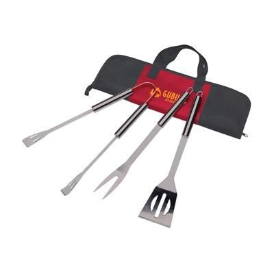 Branded Promotional BBQ TOOL KIT SET in Red BBQ From Concept Incentives.