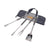 Branded Promotional BBQ TOOL KIT SET in Grey BBQ From Concept Incentives.