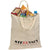 Branded Promotional SHORT HANDLED HANDY SHOPPER TOTE BAG in White Bag From Concept Incentives.