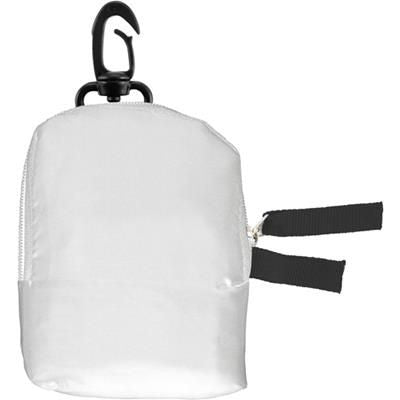 Branded Promotional FOLD UP SHOPPER TOTE BAG in White Bag From Concept Incentives.