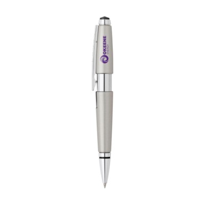 Branded Promotional CROSS EDGE PEN in Silver Pen From Concept Incentives.