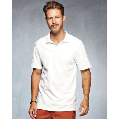 Branded Promotional ANVIL ADULT CRS FASHION DOUBLE PIQUE POLO SHIRT Polo Shirt From Concept Incentives.
