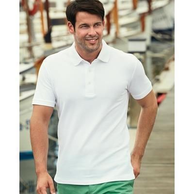 Branded Promotional FRUIT OF THE LOOM HEAVY COTTON POLO SHIRT Polo Shirt From Concept Incentives.