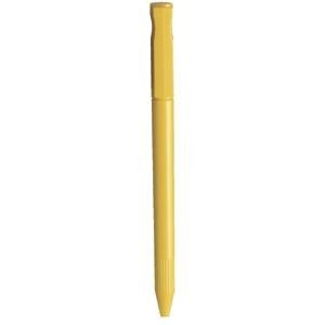 Branded Promotional OASIS EXTRA TWIST ACTION PLASTIC BALL PEN in Solid Yellow Pen From Concept Incentives.