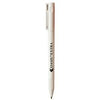 Branded Promotional OASIS EXTRA TWIST ACTION PLASTIC BALL PEN in Solid White Pen From Concept Incentives.