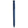 Branded Promotional OASIS FROST TWIST ACTION PLASTIC BALL PEN in Frosted Dark Blue Pen From Concept Incentives.