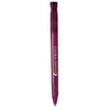 Branded Promotional OASIS FROST TWIST ACTION PLASTIC BALL PEN in Frosted Dark Violet Pen From Concept Incentives.