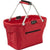 Branded Promotional FOLDING SHOPPER BAG BASKET in Red Shopping Basket From Concept Incentives.