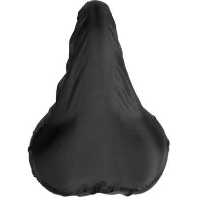 Branded Promotional BICYCLE SEAT COVER in Black Bicycle Seat Cover From Concept Incentives.