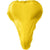 Branded Promotional BICYCLE SEAT COVER in Yellow Bicycle Seat Cover From Concept Incentives.