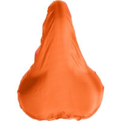 Branded Promotional BICYCLE SEAT COVER in Orange Bicycle Seat Cover From Concept Incentives.
