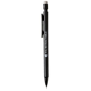Branded Promotional PA RETRACTABLE PENCIL in Black Pencil From Concept Incentives.