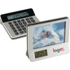 Branded Promotional PHOTO COUNT DESK CALCULATOR in Silver Calculator From Concept Incentives.