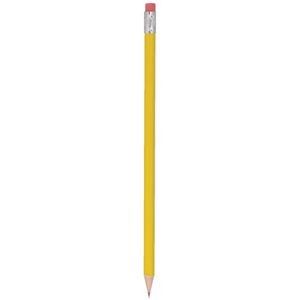 Branded Promotional BG WOOD PENCIL in Yellow Pencil From Concept Incentives.