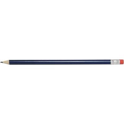 Branded Promotional BG WOOD PENCIL in Light Blue Pencil From Concept Incentives.