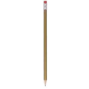 Branded Promotional BG WOOD PENCIL in Gold Pencil From Concept Incentives.