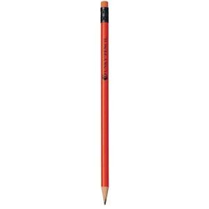 Branded Promotional FUNKY NEON FLUORESCENT WOOD PENCIL in Orange Pencil From Concept Incentives.
