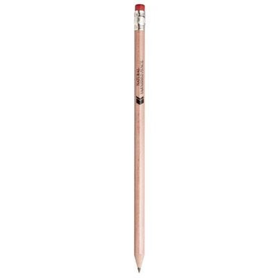 Branded Promotional NATURAL VARNISHED WOOD PENCIL Pencil From Concept Incentives.