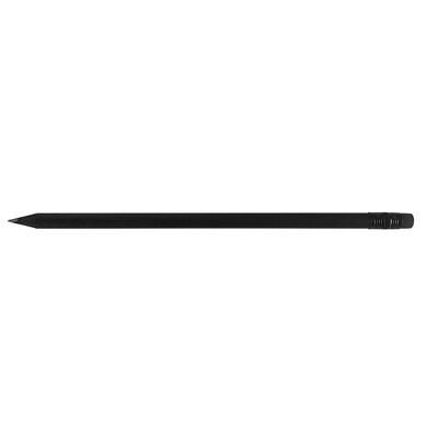 Branded Promotional BG BLACK WOOD PENCIL in Black Pencil From Concept Incentives.