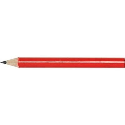 Branded Promotional HF1 HALF SIZE CUT END WOOD PENCIL in Red Pencil From Concept Incentives.