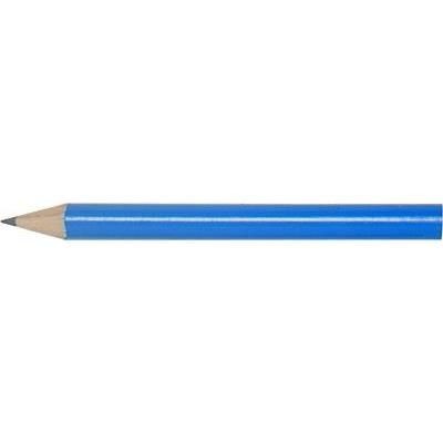 Branded Promotional HF1 HALF SIZE CUT END WOOD PENCIL in Light Blue Pencil From Concept Incentives.