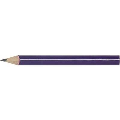 Branded Promotional HF1 HALF SIZE CUT END WOOD PENCIL in Purple Pencil From Concept Incentives.