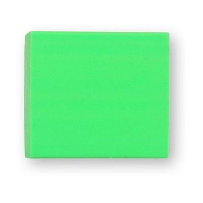 Branded Promotional TPR E4 SOLID ERASER in Green Pencil Eraser From Concept Incentives.