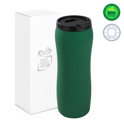 Branded Promotional COLORISSIMO THERMAL MUG in Green from Concept Incentives
