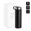 Branded Promotional NORDIC THERMAL MUG in Black from Concept Incentives
