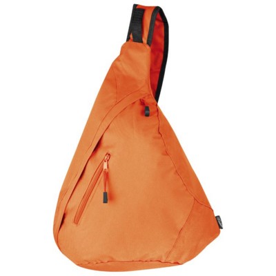 Branded Promotional NYLON SLING SHOULDER BAG in Orange Bag From Concept Incentives.