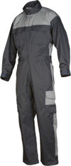 Branded Promotional PROJOB TWO-TONE OVERALL BOILER SUIT in Dark Grey Overall Boiler Suit From Concept Incentives.