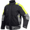 Branded Promotional LINED JACKET with Fleece Collar in Black Jacket From Concept Incentives.