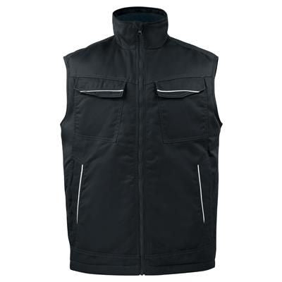 Branded Promotional PRO-JOB PADDED VEST Jacket From Concept Incentives.