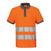 Branded Promotional HIGH VISIBILITY REFLECTIVE PIQUE POLO SHIRT Polo Shirt From Concept Incentives.