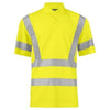 Branded Promotional HI-VIS PIQU√â TOP Polo Shirt From Concept Incentives.